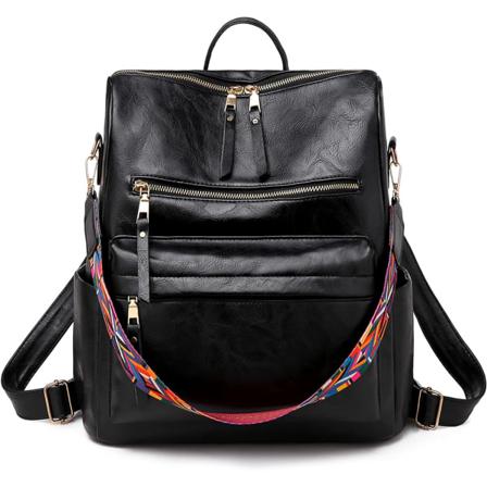 NOE Dame Ryggsekk Dame PU Leather Ryggsekker Anti-th - Perfet
