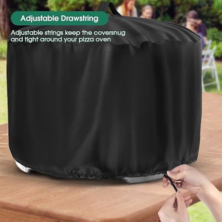 Skydd för Vedugn Pizza Ugn, Vattentätt Skydd för Vedugn Pi Pizza Ugn Utomhus, Tillbehör till Vedugn Pizza Ugn, Svart