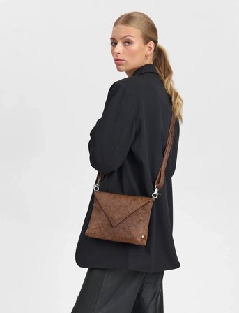 DEPECHE Clutch - Brown - ONE SIZE