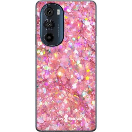 Yhteensopiva Puhelinkuori Motorola Motorola Edge 30 Pro Cactus and Friends – PinkGlitter