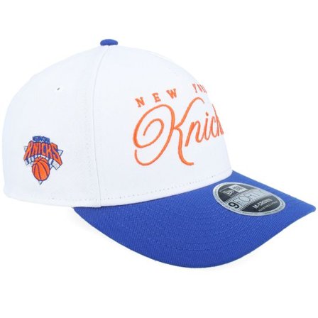 New Era - NBA Svart adjustable Keps - New York Knicks NBA Draft 9FORTY M-Crown White/Royal A-Frame Adjustable @ Hatstore