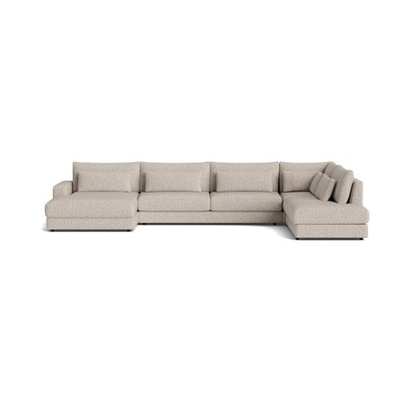 Sevilla U-sofa, venstrevendt - Puente Lys Greige - 420x240x85 - Sofa, u-sofa