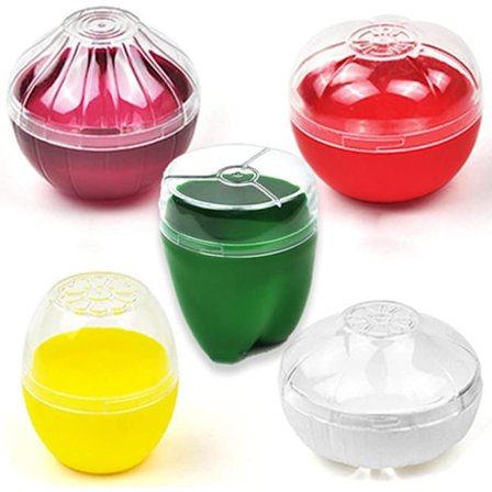 Gjenbrukbare oppbevaringsbokser for frukt og grønnsaker, kjøleskapsboks, oppbevaringsboller, oppbevaringsholder for løk, paprika, tomat, sitron og 
