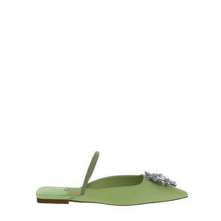 Jeffrey Campbell, Flat Sandals Zielony, Kobieta, Rozmiar: 37 EU