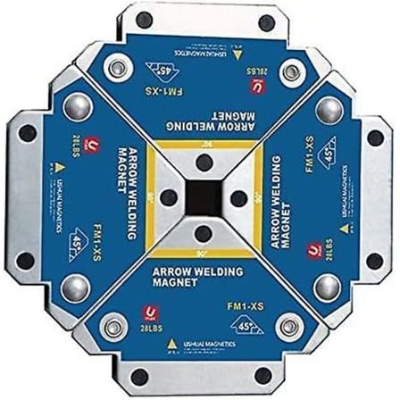 Svetsmagnet, 4 st Svetsmagnet Hållkraft 13kg Svetsstödsfäste Magnetisk lägesställare 45 90 135 Flervinklar hjälpplaceringsverktyg