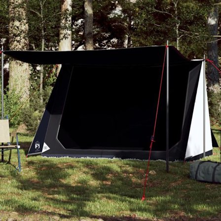 Campingtält 6 personer vit mörkläggningstyg vattentätt