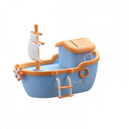 Sparebøsse Piratskip Sparebøsse Uknuselig Plast Myntboks Sparebøsser Barn Piratskip Leker Seilbåt Statue Modell For Bursdag