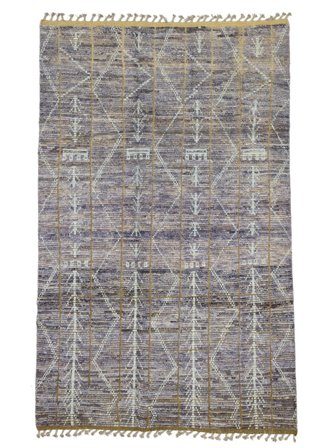 Noué À La Main Berbère Style Tapis 165X265 De Laine
