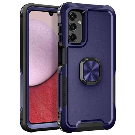 SKALO Samsung A54 5G Armor Hybridi metallirengas kuori - Sininen Blue