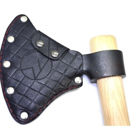 Protective Axe-sheat - fitts cold steel norse hawk - 100% handmade in Sweden - Swedish vegtan leather