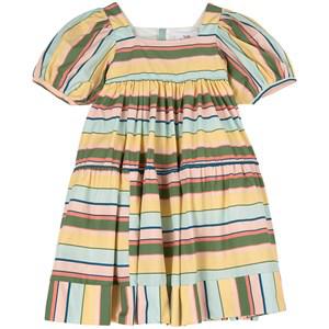 The Middle Daughter Multicolor Puffed Sleeve Dress 2 Years - Dresses - 2 years - Yellow - Mädchen
