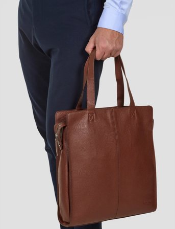 Howard London Tote Bag Sam - Brown - ONE SIZE