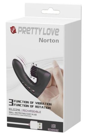 Kjøp Pretty Love Norton Fingertip Vibration & Rotation - Fingervibrator | God pris