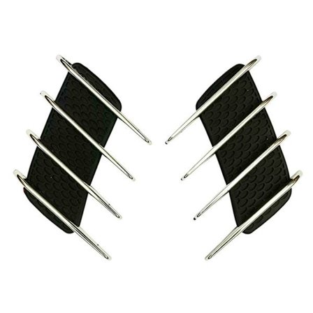 Bil Side Hood Vents, 2 Stykker ABS Bil Side Dør Hood Luftstrøm Cov