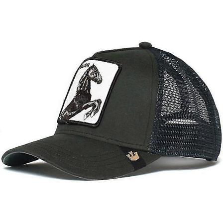 Baseball-lippis Snap Mesh Hip Hop Kirjonta Hat Ulkoilma Auringonsuojahuppu -Xin SLG-HORSE