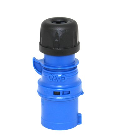 Garo Basic Støpsel IP44 3-polet 32 A 6 h, blå, Stikkontakter & kabler