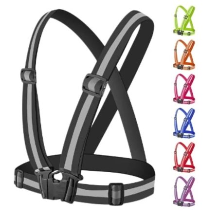 2-pak - Refleksvest til voksne og børn / Refleksvest Neon