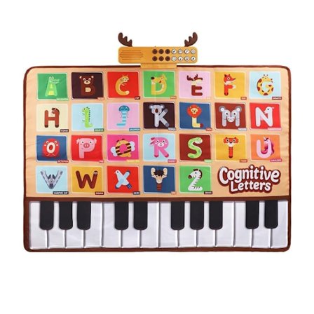 Pianomatto - Musiikillinen koskettimisto lattiamattona, Pedagoginen musiikkilelu, Interaktiivinen musiikkilahja lapsille 3-9 vuotta_OF