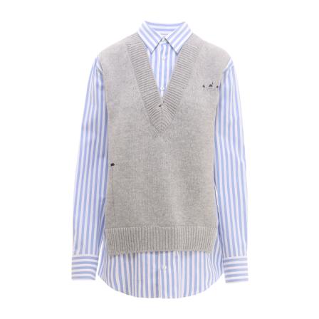 Maison Margiela Shirt , Blauw , Dames , Maat: 3XS