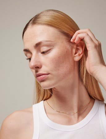 Enamel Copenhagen Box Chain 0,85 Mm Necklace - Gold - ONE SIZE