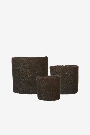 Wikholm Form - Kruka Belle S/3 - Svart - Krukor & vaser - Från Homeroom