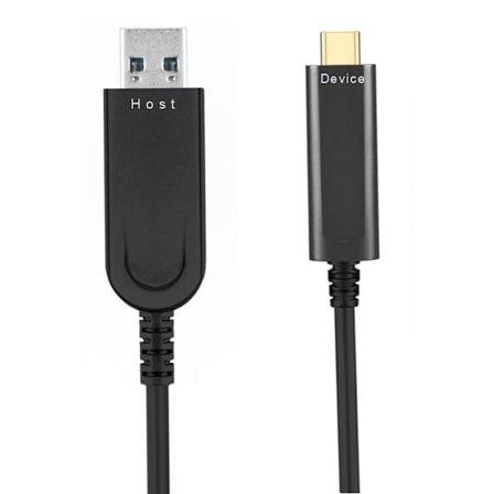 NÖRDIC active AOC Fiber 15m USB 3.2 SuperSpeed 10Gbps USB-C till USB A Data transmission only