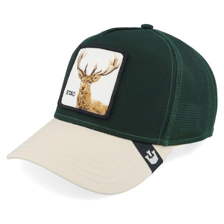 Goorin Bros. - Grønn trucker Caps - Premium Stag Forest A-Frame Trucker @ Hatstore