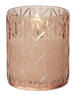 Star Trading LED Romb Rosa - 10 cm