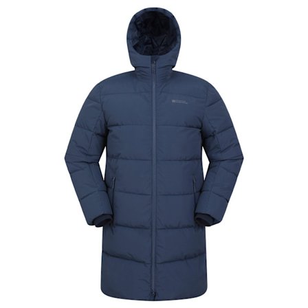 Mountain Warehouse Vortex Longline Padded Jacka Herr XS Marinblå