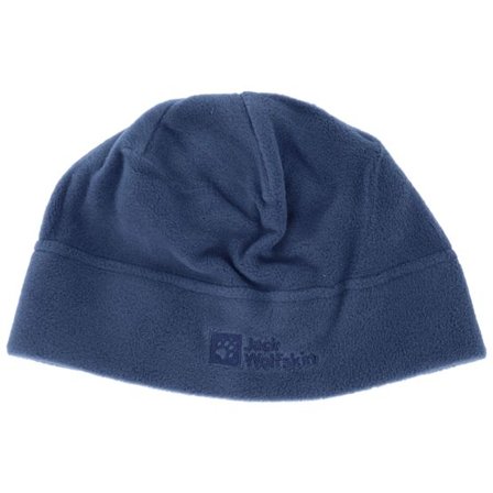 Jack Wolfskin - Blå traditionalbeanie Beanie - Kids Real Stuff Beanie K Midnight Sky Beanie @ Hatstore