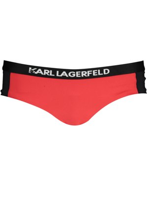 Karl Lagerfeld Beachwear Costume Parte Sotto Donna Rosso