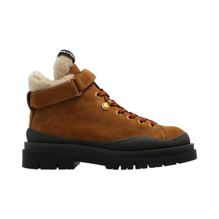 See by Chloé Jolya suede ankle Stövlar brun, Dam, Dam, Storlek: 40 EU