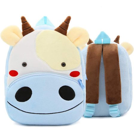 Barn Ryggsäck Förskola Ryggsäck Plysch Cartoon Ryggsäck-kor