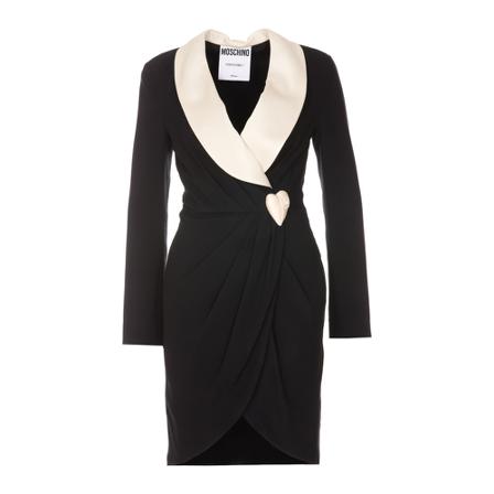 Moschino, Short Dresses Zwart, Dames, Maat:S
