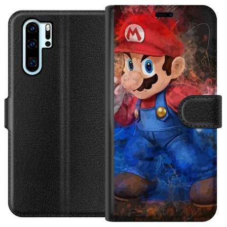 Kompatibelt Plånboksfodral till Huawei Huawei P30 Pro Super Mario Bros