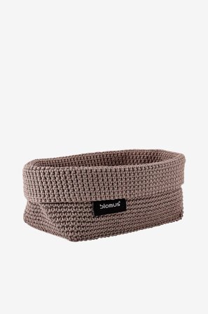 Blomus - Tekstiilikori Tela Large - Ruskea - Piensäilytys - - Homeroom