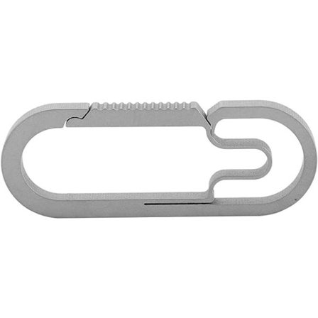 1 stk nøkkelring nøkkelring titanlegering åpen sløyfe kjede