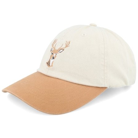 Wild Spirit - Beige unconstructed Cap - Deer Washed Stone/Wheat Dad Cap @ Hatstore