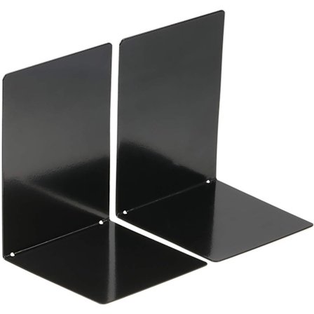 2 kappaleen setti mustia, raskaita kirjatukia toimistoon, kouluun ja kotiin