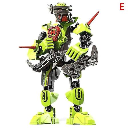 Star Warrior Soldier Bionicle Hero Factory Robot Figur Byggeklosser Modell Leke Barn Gave Green