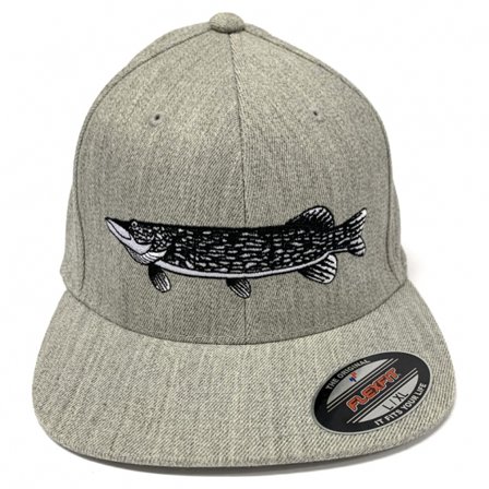 Wolfcreek Pike Logo Fitted Flexfit, Grey Heater - L/XL