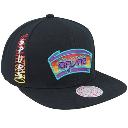 Mitchell & Ness - Negro snapback Gorra - San Antonio Spurs High Grade Hwc Black Snapback @ Hatstore