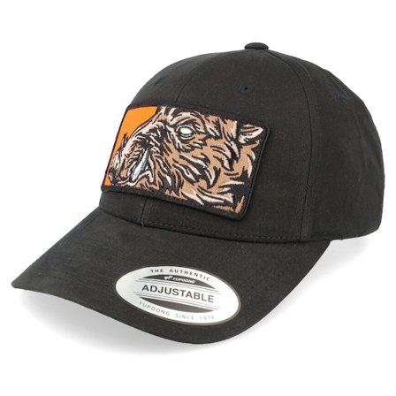 Hunter - Schwarz Adjustable Cap - Big Wild Boar Waxed Black Adjustable @ Hatstore