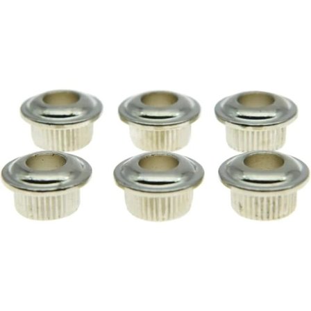 【PP】Metallisk Nikkel 10mm Gitar Stemmeskruebøssinger Adapterhylser for Vintage Gitarstemmeskruer