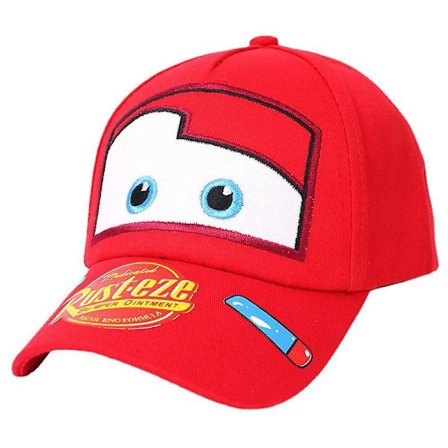 Barn Pojkar Flickor Bilar Lightning McQueen Baseballkeps Barn Sommar Solskydd Justerbar Mössa