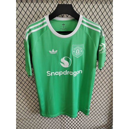 25-26 Manchester United F.C. Målvakt Grønn Trenings Fotball T-skjorte S-4XL Goalkeeper