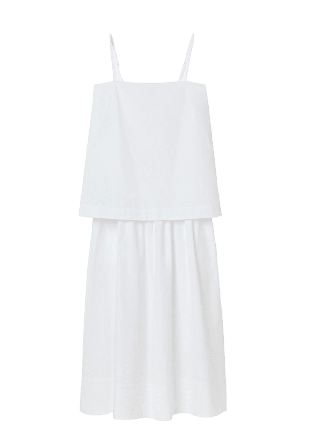 Dagmar COTTON STRAP DRESS Klänningar Dam Vit 34