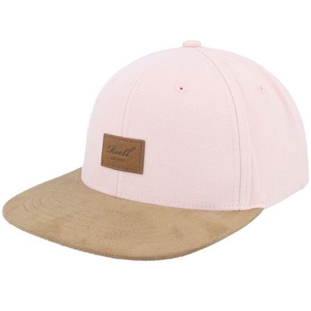 Reell - Rosa snapback Keps - Suede Cap Soft Pink Snapback @ Hatstore