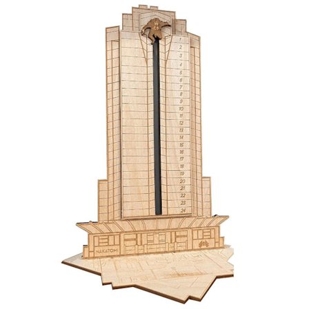 Julekalender med Hans Gruber - Interaktiv adventskalender med bordpynt i tre for festlige gaver, julegave