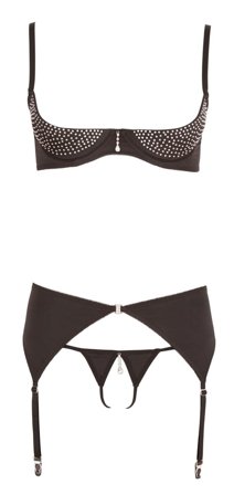 Shelf Bra Set - Vuxen.se - Sexiga strumpbyxor och höfthållare